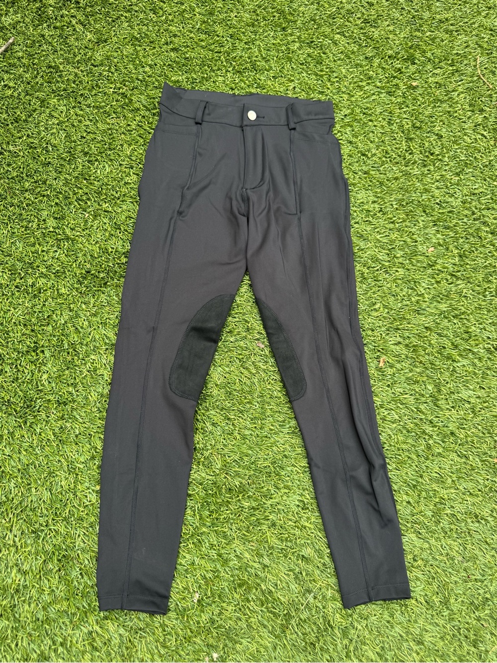 Women Black Riding Breeches Pants - Performance Equestrian Tights